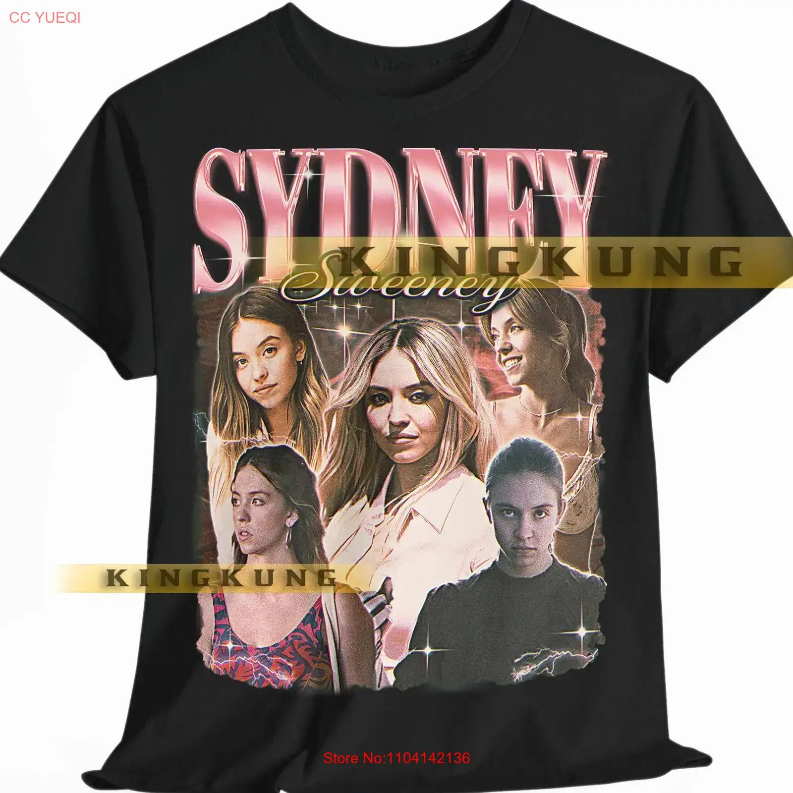 Men'S Fashion Sydney - SYDNEY SWEENEY T-Shirt Vintage Retro 90er