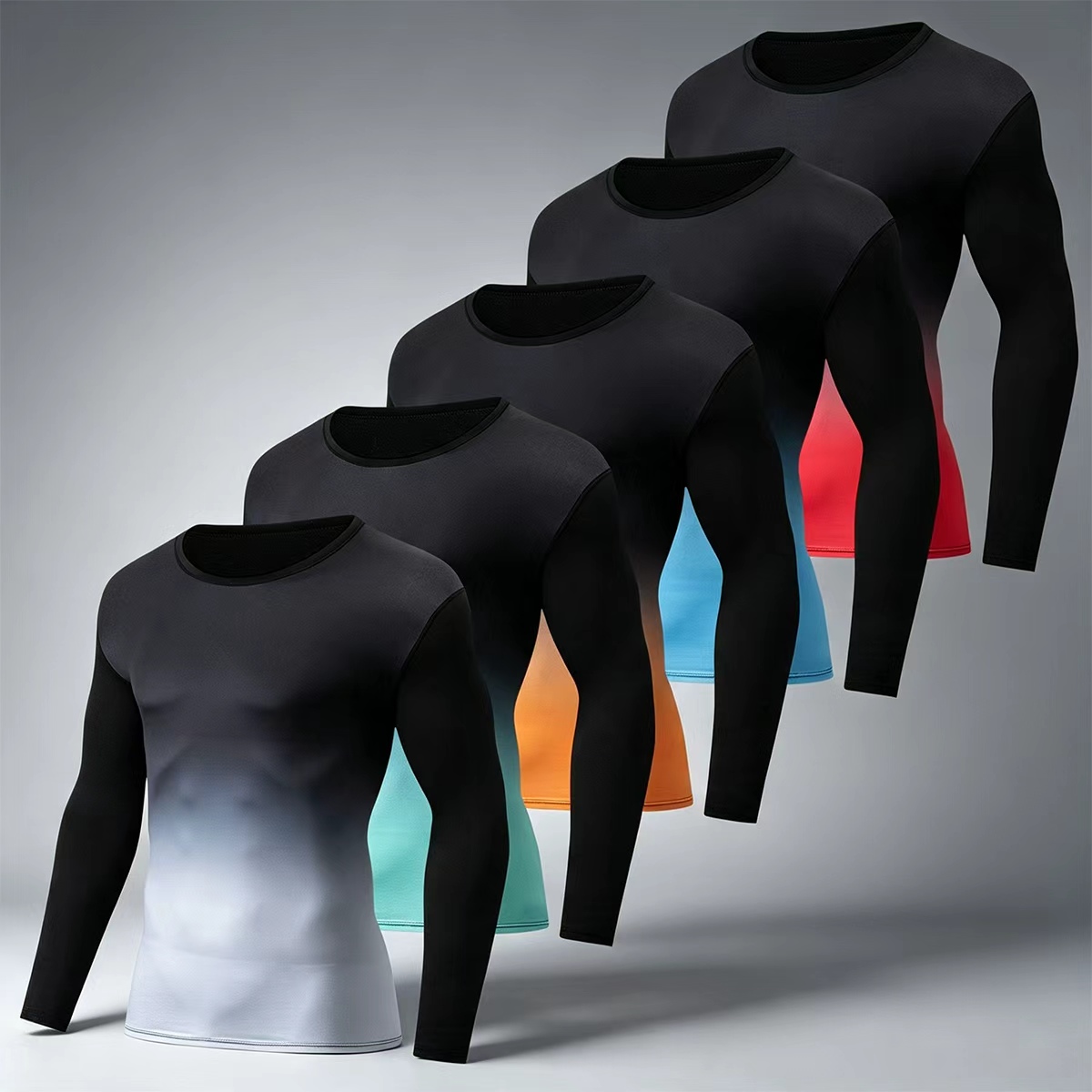 Men'S Fashion T Shirts - 1/2-teiliges Herbst-/Winter-Set für Männer und Jugendliche: