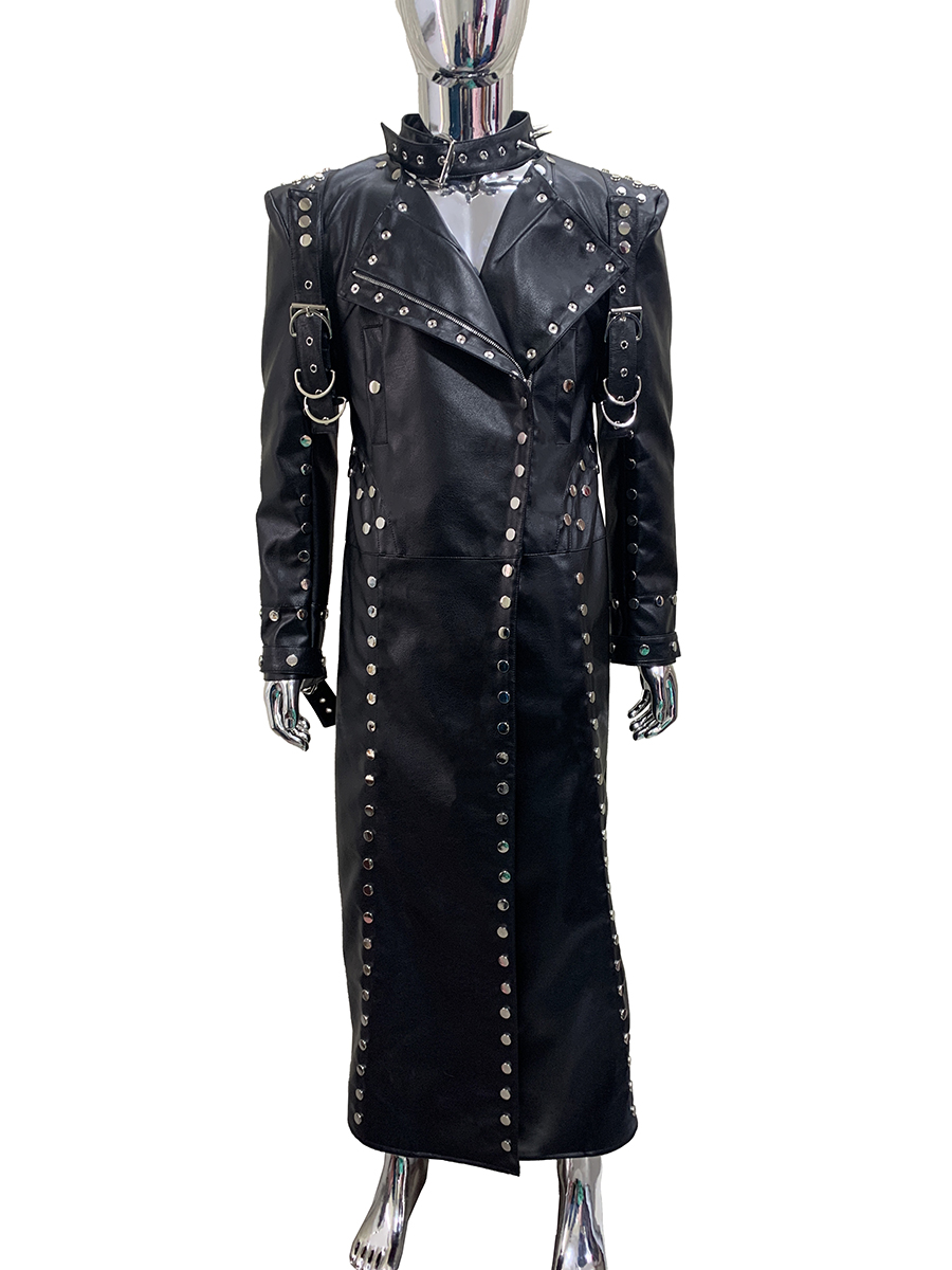 Men'S Fashion X - Mauroicardi Herbst Kühle Lange Schwarz Faux