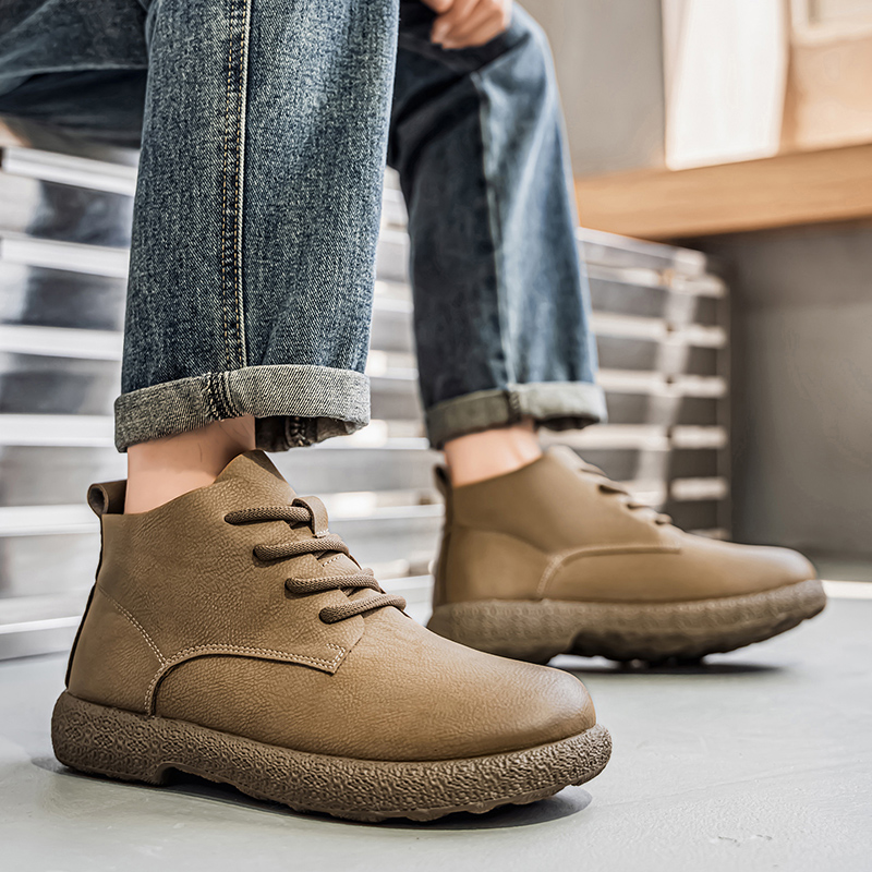 Men'S Fashion News - Herren-Stiefeletten, braune kurze Stiefel, luxuriöse Schuhe