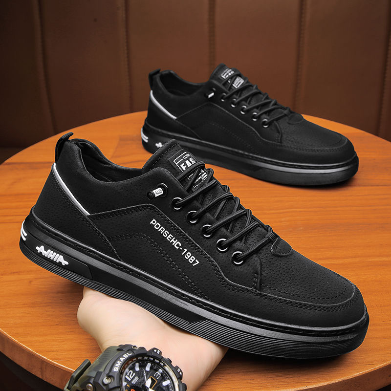 Mens Fashion Trainers - 2026 neue Herren-Turnschuhe aus weichem Leder,