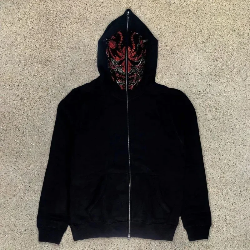 Frauen Männer Y2K Mode Hoodie  – Mens Fashion Zip Up Hoodies Bewertung und Preis