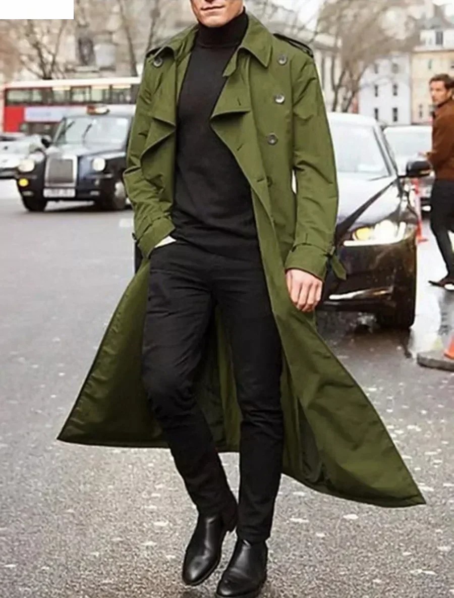 Männer Lange Trenchcoats Jacke – Men'S Fashion X Bewertung und Preis