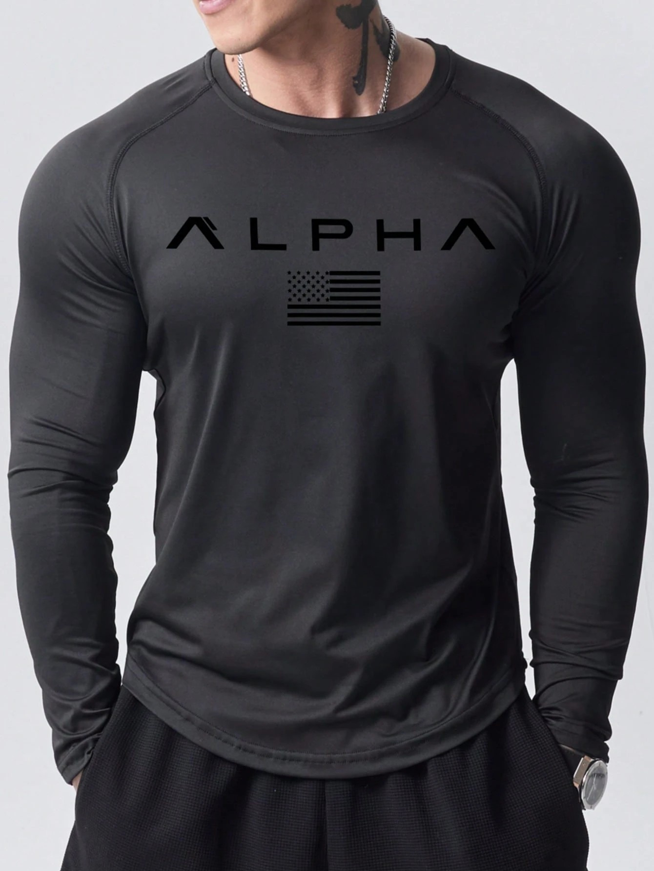 Neues Herren-Langarm-T-Shirt f – Mens Fashion Clothes Bewertung und Preis