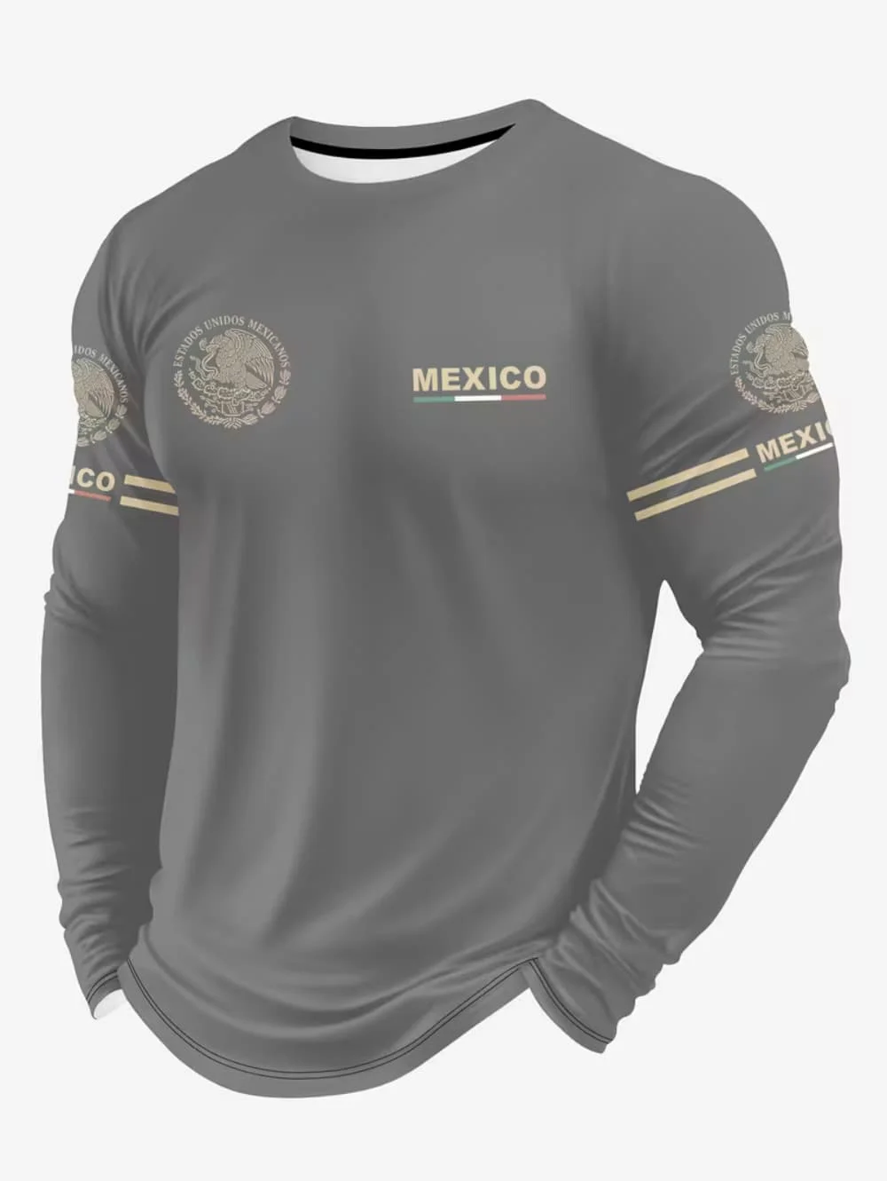 Herren-T-Shirt mit Mexiko-Adle – Mens Fashion Clothes Bewertung und Preis