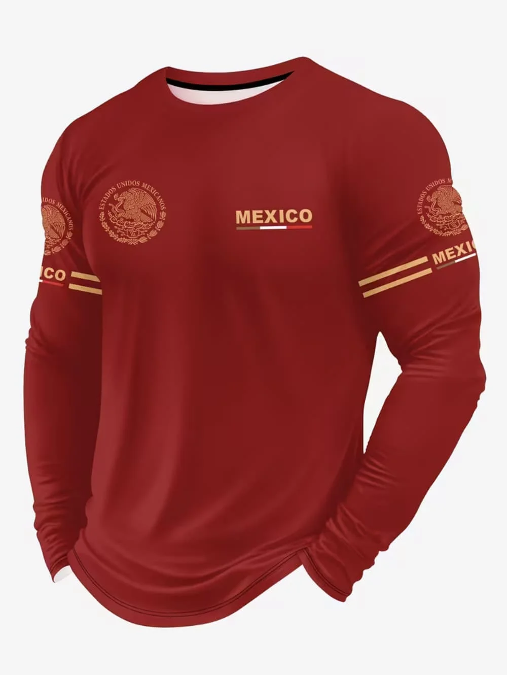 Herren-T-Shirt mit Mexiko-Adle – Mens Fashion Clothes Bewertung und Preis