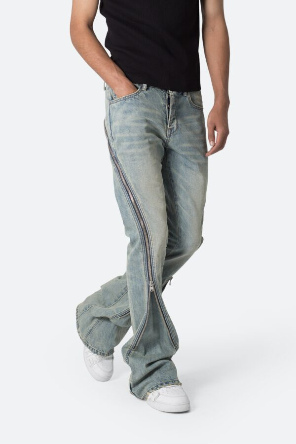 Europäisch-Amerikanische Vier- – Men'S Fashion Grey Jeans Bewertung und Preis