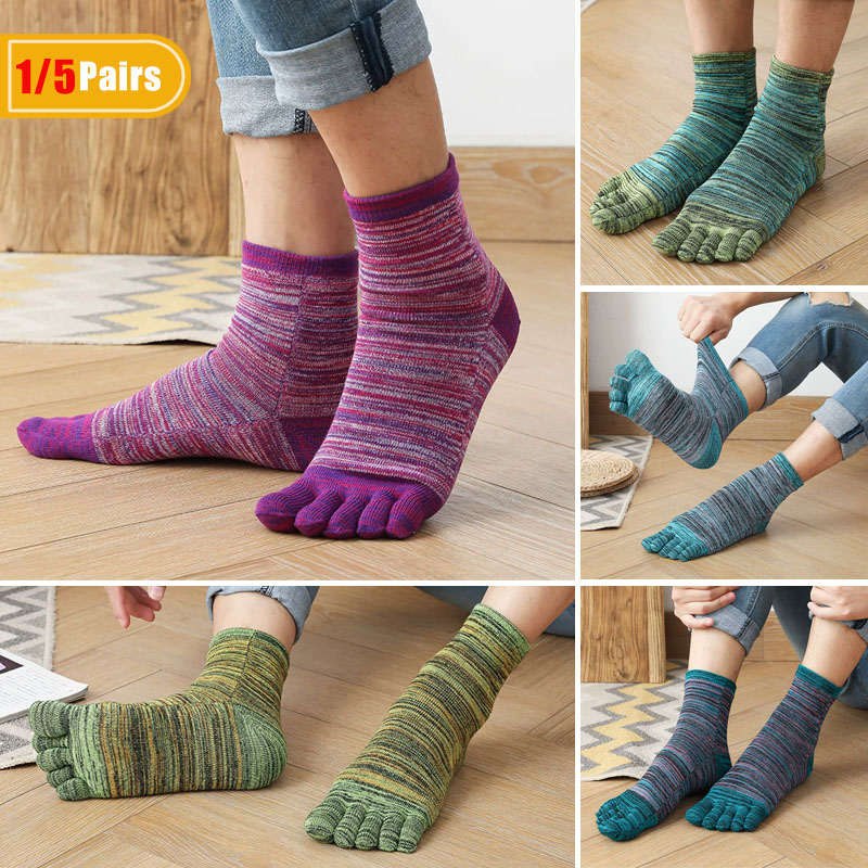 1/5 Paar Herren Bunte Zehen Ha – Socks Ankle Men Bewertung und Preis
