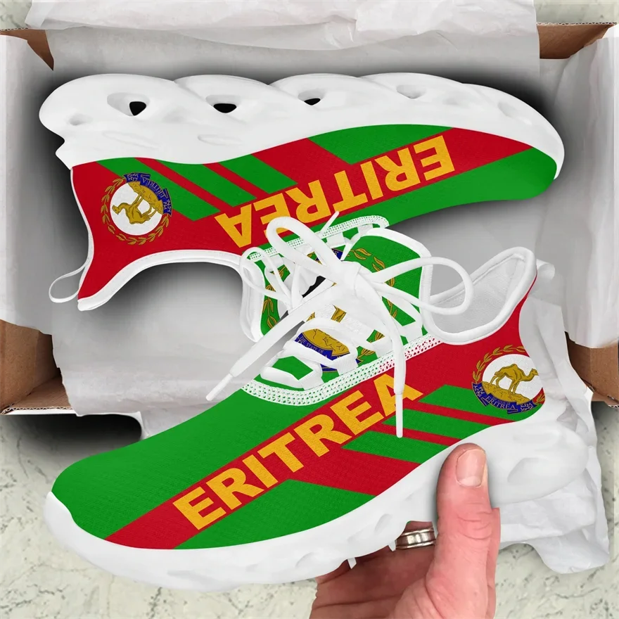 Eritrea Flagge Streifen Stil M – Mens Fashion Trainers Bewertung und Preis