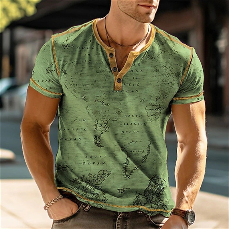 Herren-Henry-Shirts mit lustig – Mens Fashion Clothes Bewertung und Preis